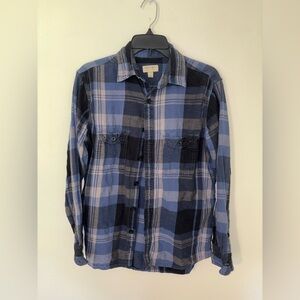 Mens 2 Shirt Flannel Bundle Size Small & Medium
